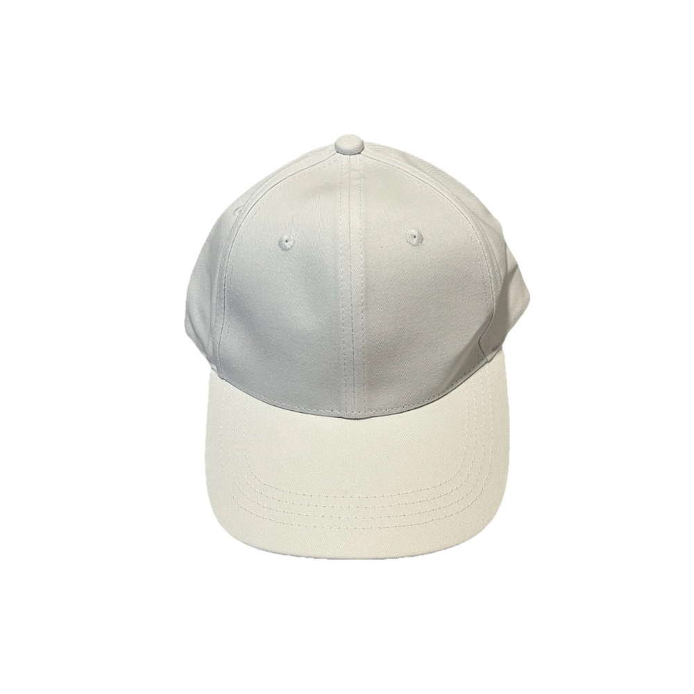 Baseball Cap Hat Plain White Unisex Cotton Strapback NWT